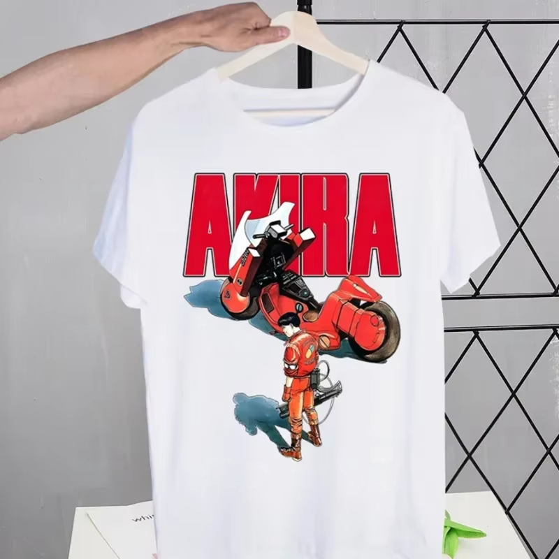 Akira Kaneda Red Bike Retro Anime T-Shirt