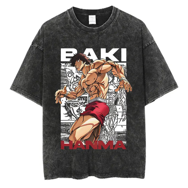 Baki Hanma Combat Ready Vintage T-Shirt