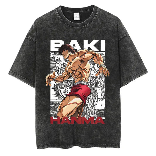 Baki Hanma Combat Ready Vintage T-Shirt