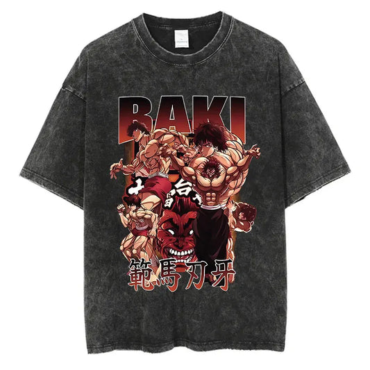 Baki Hanma Power Clash Vintage T-Shirt