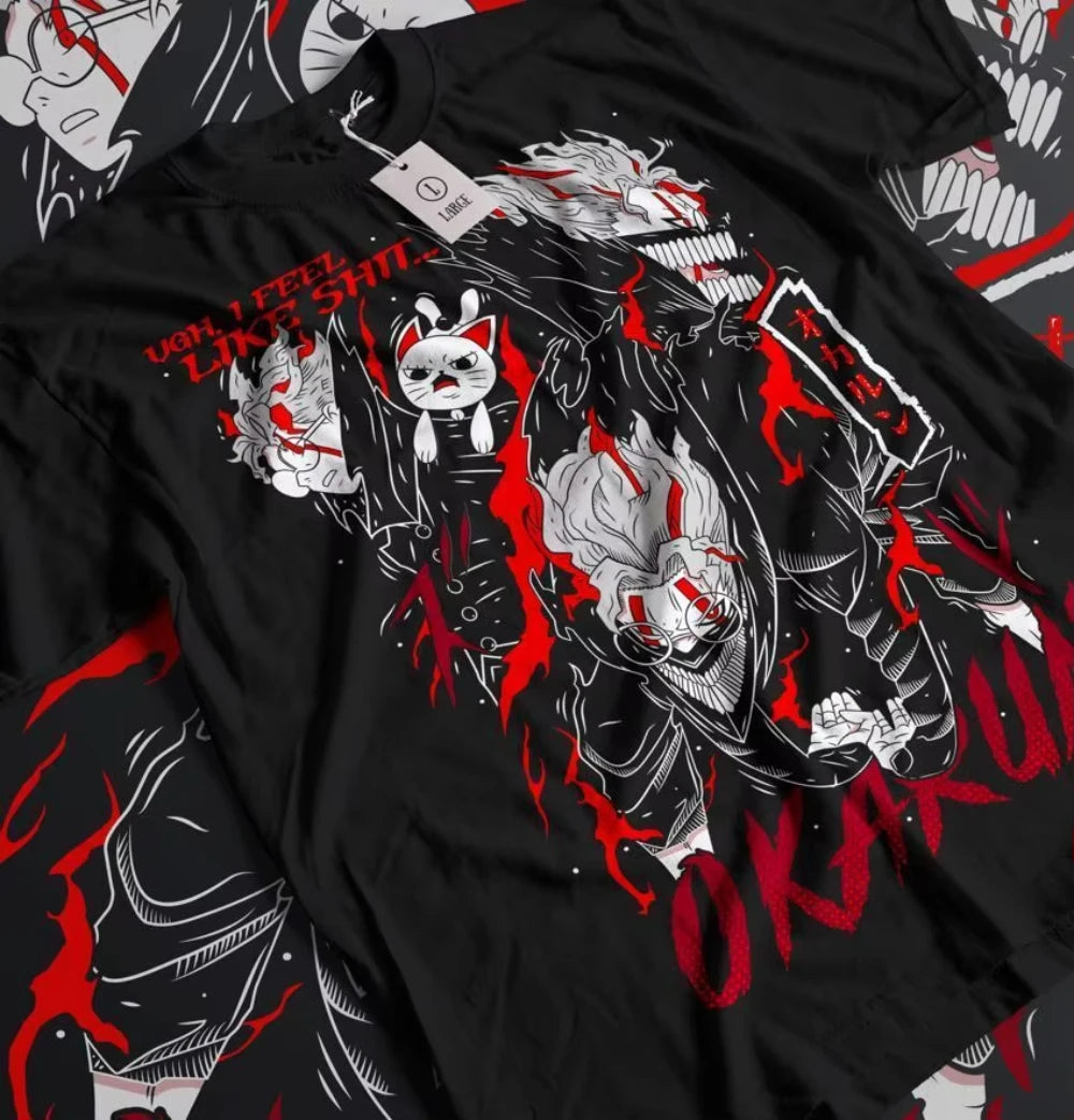 Dandadan Okarun Ferocious Demon Burst Tee