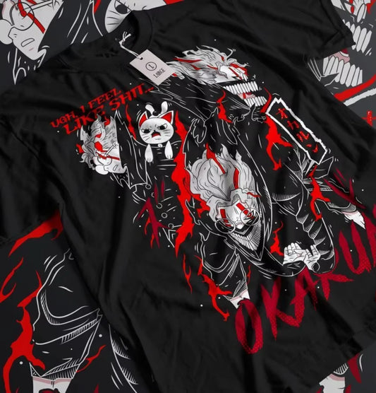 Dandadan Okarun Ferocious Demon Burst Tee