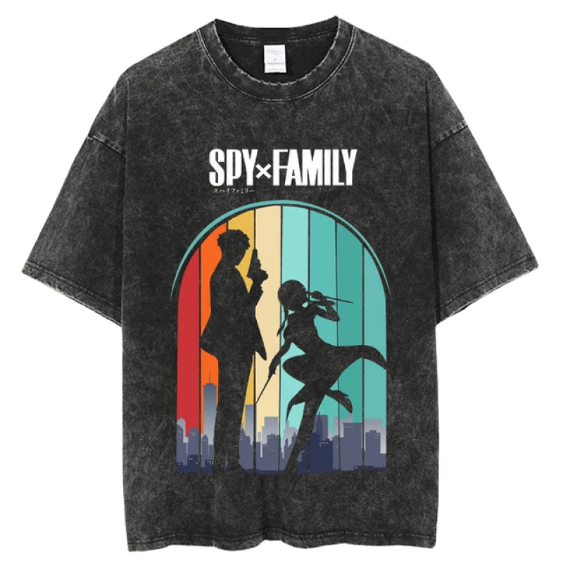 Spy x Family Duo Retro Silhouette Tee